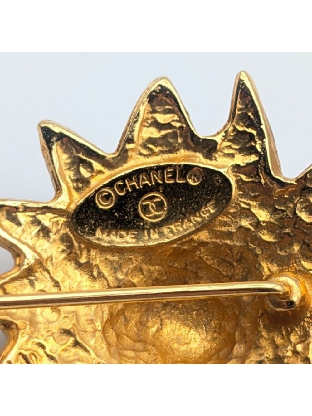 Chanel Pin Brooch Lion Gold First Era Vintage - Picture 6 of 7
